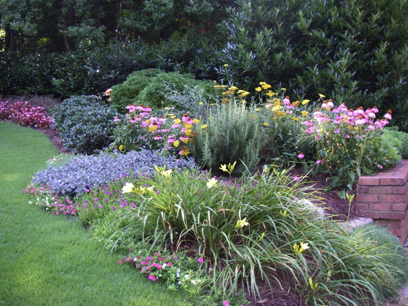 perennial gardens Atlanta front yard landscape curb appeal